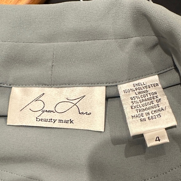 Byron Lars Light Blue Jumpsuit with Belt - Picture 6 of 6